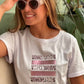 Camiseta básica blanca Animal Pink