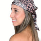 Pañoleta para mujer en seda animal print