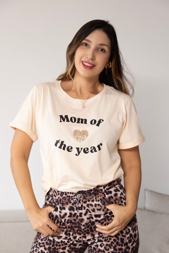 Camiseta en algodon edición madres