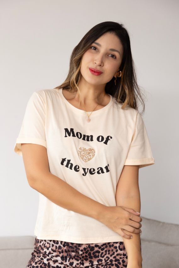 Camiseta en algodon edición madres